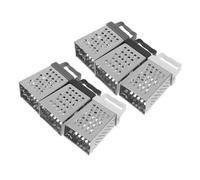DECHOUS Juego de 6 Mini Ralladores de Queso y Ajo de Acero Inoxidable con Diseño de 4 Caras para Cocina y Picnic, Compacto y Fácil de Almacenar