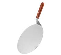 DECHOUS Pala para Pizza Acero Inoxidable y Madera, Plata Levantador de Espátula para Pasteles para Transferir Pizza y Pasteles Cocina