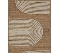 DECO-STYLE DECO-STYLE - Alfombra yute 75x175x1 2400 gsm antideslizante. Marrón