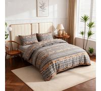 DECODEKO-Set de edredón cómodo - Funda Nórdica Cama 90/105cm, Funda Nórdica con Bohemio Patrón Microfibra 3 Piezas Compuesto por 1 funda de edredón suave, 1 funda de cama y 1 funda de almohada