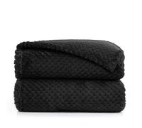 DecoKing Henry Manta de Microfibra 150x200 cm Mantas Polar Extra Suave y Blanda Muy Cómoda Caliente y Ligera Negro