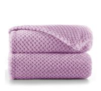 DecoKing Henry Manta de Microfibra 170x210 cm Mantas Polar Extra Suave y Blanda Muy Cómoda Caliente y Ligera Lila