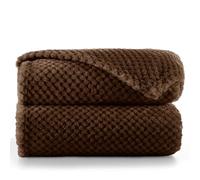 DecoKing Henry Manta de Microfibra 220x240 cm Mantas Polar Extra Suave y Blanda Muy Cómoda Caliente y Ligera Marrón