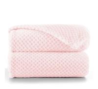 DecoKing Henry Manta de Microfibra 220x240 cm Mantas Polar Extra Suave y Blanda Muy Cómoda Caliente y Ligera Rosa Claro