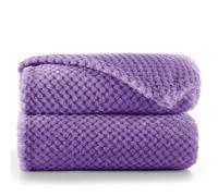DecoKing Henry Manta de Microfibra 220x240 cm Mantas Polar Extra Suave y Blanda Muy Cómoda Caliente y Ligera Violeta