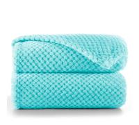 DecoKing Henry Manta de Microfibra 220x240 cm Mantas Polar Extra Suave y Blanda Muy Cómoda Caliente y Ligera Turquesa