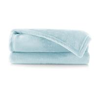 DecoKing Manta Polar de Microfibra 70x150 cm Extra Suave y cálida Monocolor Mic Bebe Azul
