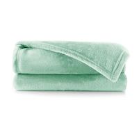 DecoKing Manta Polar de Microfibra 70x150 cm Extra Suave y cálida Monocolor Mic Menta
