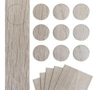 DecoMeister Pegatinas para Tornillos Ø 20mm 45 Piezas - Wilton Blanco