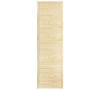 DecoMeister Puertas de Lamas Cerradas Madera 594x1995 mm - Pack de 1 Pino