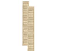 DecoMeister Puertas de Lamas Madera 294x2013 mm - Pack de 2 Pino sin tratar