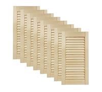 DecoMeister Puertas de Lamas Madera 294x606 mm - Pack de 8 Pino sin tratar
