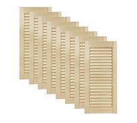 DecoMeister Puertas de Lamas Madera 294x690 mm - Pack de 8 Pino sin tratar
