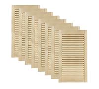 DecoMeister Puertas de Lamas Madera 394x720 mm - Pack de 8 Pino sin tratar