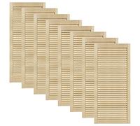 DecoMeister Puertas de Lamas Madera 494x1100 mm - Pack de 8 Pino sin tratar