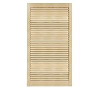 DecoMeister Puertas de Lamas Madera 594x1100 mm - Pack de 1 Pino sin tratar