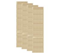 DecoMeister Puertas de Lamas Madera 594x2422 mm - Pack de 4 Pino sin tratar