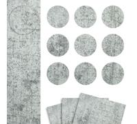 DecoMeister Tapones Adhesivos para Muebles Madera Tapa Embellecedora Autoadhesiva para Agujeros Tapas Cubiertas para Tornillos Pegatinas para Tapar Armario Escritorio Ø 20mm Bellato Gris 27 Piezas