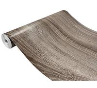 DecoMeister Vinilo Adhesivo para 67,5x200 cm - Madera de Roble Sonoma Trufa