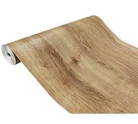 DecoMeister Vinilo Adhesivo para 90x490 cm - Madera de Roble Ribbec