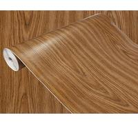 DecoMeister Vinilo Adhesivo para Muebles 90x25 cm - Papel Decorativo con Efecto Madera para Cocina, Armarios y Mesa - Lámina Autoadhesiva de PVC Termoformable e Impermeable - Madera de Roble Claro