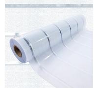 DecoMeister Vinilo Ventanas Estático 90x100 cm - Lámina de Privacidad para Cristales - Película Decorativa Fácil de Aplicar en Puertas y Mamparas de Ducha, Protector Solar UV - Escarcha Matutina