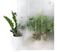 DecoMeister Vinilo Ventanas Estático 90x100 cm - Lámina de Privacidad para Cristales - Película Decorativa Fácil de Aplicar en Ventanas y Mamparas de Ducha, Protector Solar UV - Bambú (versión 2)
