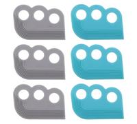 DECOMELODY 6 Cepillos Quitapelusas Reutilizables para Mascotas Cepillo Doble para Perros y Gatos Quitapelusas Portátil para Ropa Sofás y Alfombras Set 3 Verdes y 3 Grises