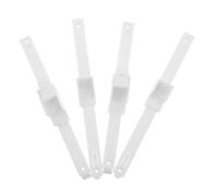 DECOMELODY Conector 4 Función Piezas y Antideslizante de Blanco Liberación Barandillas para Plástico Rápida para Guarniciones Seguras Cama Infantil