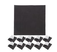 DECOMELODY Servilletas Negras de Papel Desechables para Almuerzo y Fiestas, 25 Unidades de 15,74 Pulgadas, Diseño Elegante, Uso Versátil para Cumpleaños y Reuniones Familiares