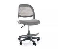 Deconation - Silla de oficina giratoria de tela - Gama Q-027 - Gris