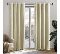 Deconovo Cortinas Opacas Térmicas para Dormitorio y Salón, 2 Piezas