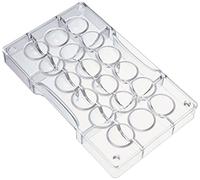 DECORA 0050089 Molde para Chocolate HEMISFERIO Ø 25-200X120X22MM