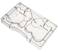 DECORA, 0050107 Molde para Conejito de Chocolate en Policarbonato 94 X 80 mm, Ideal para Preparar Chocolates Brillantes y Crujientes, Diseño Profesional