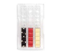 DECORA 0050144 Circle BAR Chocolate Mould 6 Cavities 83 X 21 X 12 H MM, Policarbonato