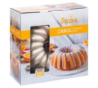 Decora 0080114, molde para pastel, redondo, metálico, aluminio, 100 mm, 24 cm
