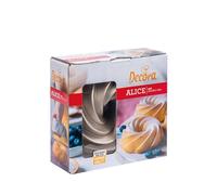 DECORA 0080116 MINI-MOLDE EN ALUMINIO FUNDIDO Ø 10 X 5 H CM ALICE