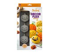 DECORA 9260401 MOLDE DE SILICONA CALABAZAS 6 CAVIDADES