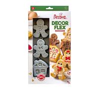 DECORA 9260403 MOLDE DE SILICONA GINGERBREAD 6 CAVIDADES
