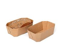 DECORA 0320154 30 PCS MOLDE DE PAPEL RECTANGULAR PARA PAN 15,3 X 8,8 X H 6 CM