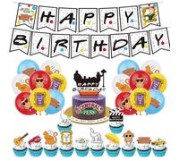 Decoración Cumpleaños Amigos Decoraciones Cumpleaños Friends Tv Show Globos De Fiesta Friends Globos Decoracion Friends Decoración Tartas Friends Tv Show Decoracion Guirnalda Amigos Globos Deco