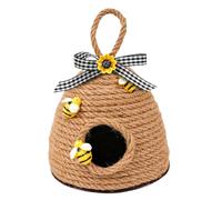 Decoración de colmena de abejas | Bonito estético de cuerda | Decoración de bandeja escalonada de de miel | para el hogar, cocina, dormitorio, granja, oficina, mesa, escritorio, estante