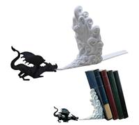 Decoración De Estantería Fantasía De Dragón Impreso En 3D Escupiendo | Figura Animal Estatua Para Estante Hogar Dormitorio Oficina Estudio Biblioteca Mesa Repisa Cafetería Fiesta