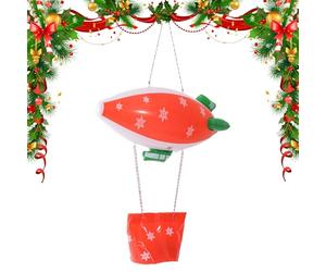 Decoración Navideña Inflable Colgante Decorativo para Navidad | Péndulo Espacial para Puerta Pared Chimenea de Invierno