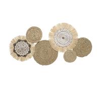 Decoracion Pared Fibra Metal 127,6X7X66,7 Natural El mejor complemento para tu hogar -Fijalo-