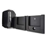 Decoralin Soporte de pared para baterías Makita de 18 V, capacidad para 3 baterías, incluye tornillos y tacos de pared, estante de plástico negro resistente, fácil instalación, organizador de taller y