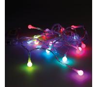 Decorative lighting 71312 guirnalda a pilas 20 led esferica, multicolo
