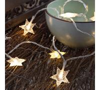 Decorative lighting 71318 guirnalda a pilas con estrellas luz fria, bl