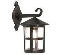 Decorativo Wandleuchte Ashford Negro Aluminio Rústico IP43 Lámpara Exterior Casa