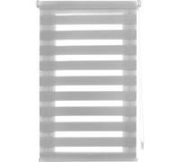 DECORBLIND Estor Noche y Día SIN HERRAMIENTAS - Estor Enrollable Easy Fix SIN TALADRAR - Estor Anti-Deshilachado Fácil Limpieza - Estor Ventanas Noche y Día Enrollable - Estor Enrollable Tejido Doble